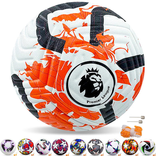 Balón de Fútbol QMCZLA Naranja Entrenamiento Juvenil Tamaño 5 para Niños y Adultos
