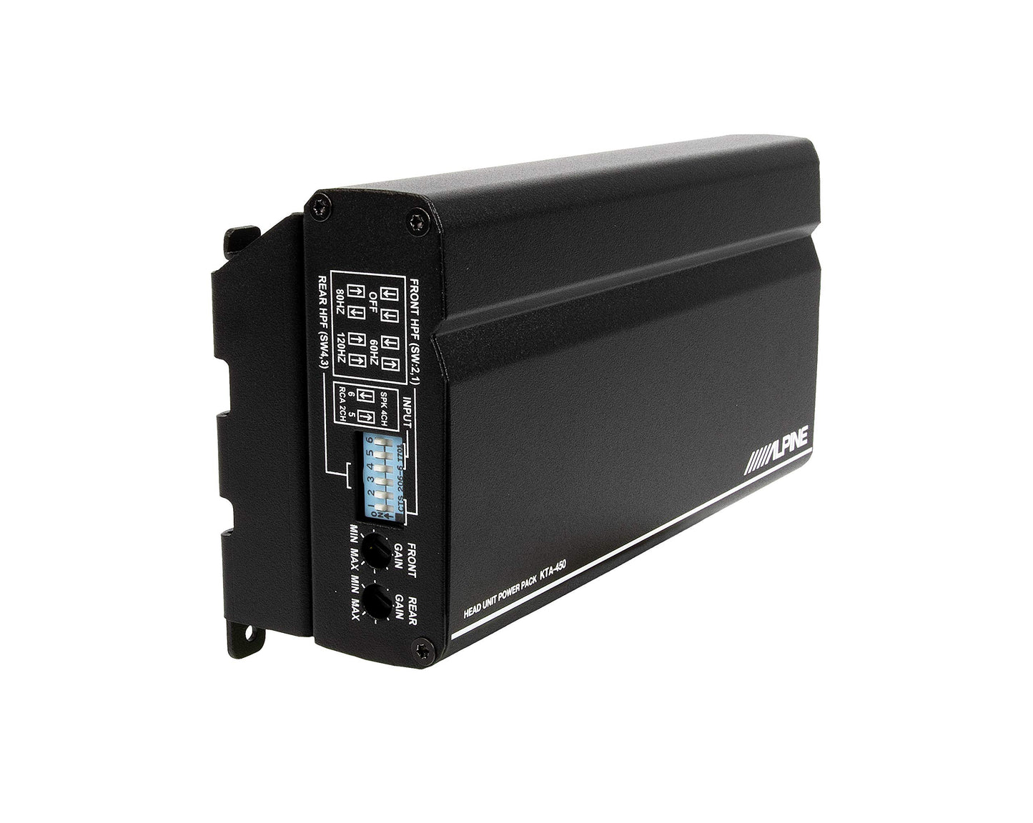 Amplificador de Potencia Alpine KTA-450 4 Canales con Potencia Máxima Dinámica 45W RMS x 4