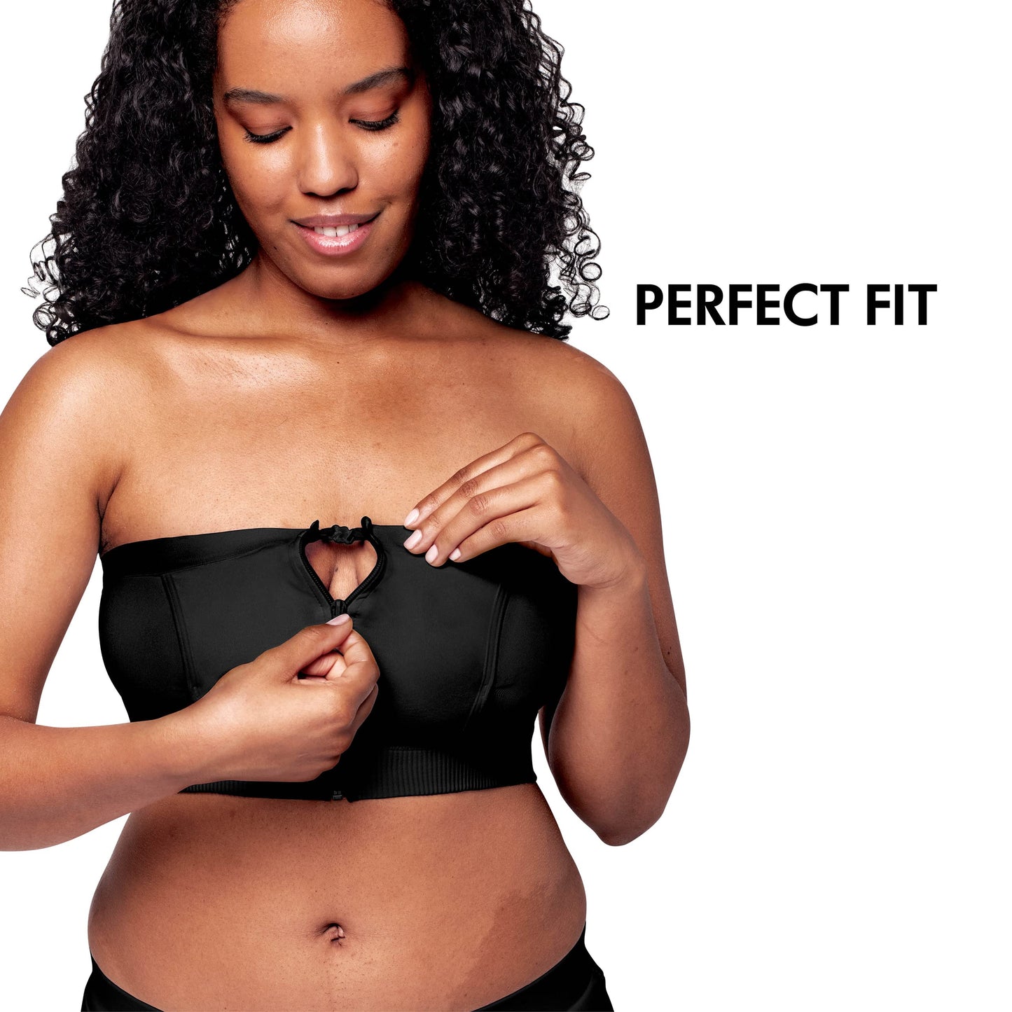 Corpiño de Bombeo Medela Negro XL para Mujer