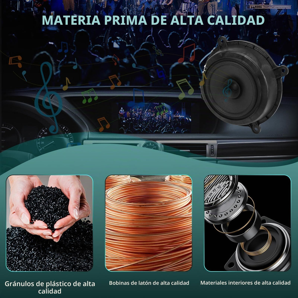 Altavoz Gaogsiy BHN9-66-960 Compatible Mazda 3 2014-2018, Mazda 6 CX-5 2013-2016
