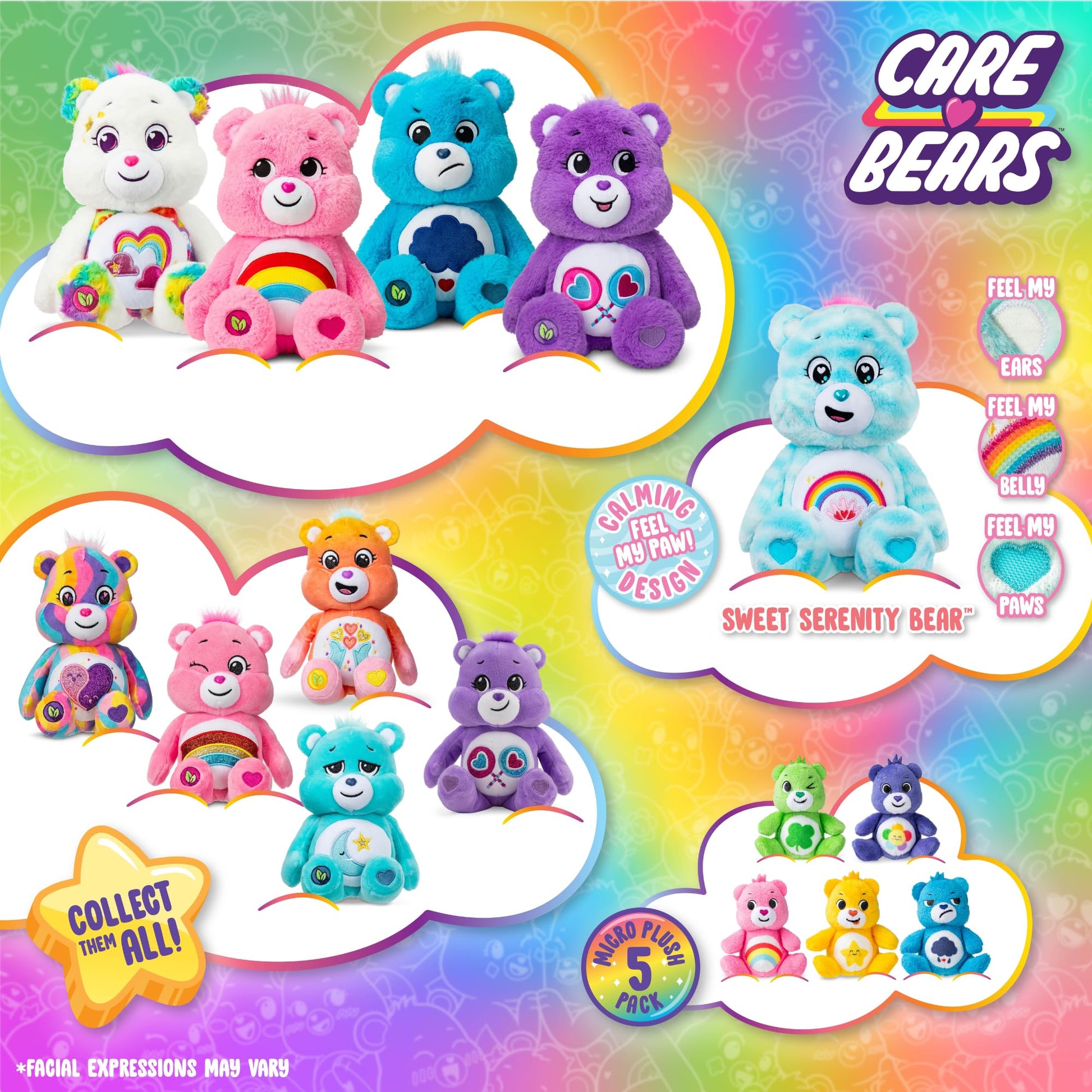 Care Bears Oso de Peluche, 14 Pulgadas - Cheer Bear