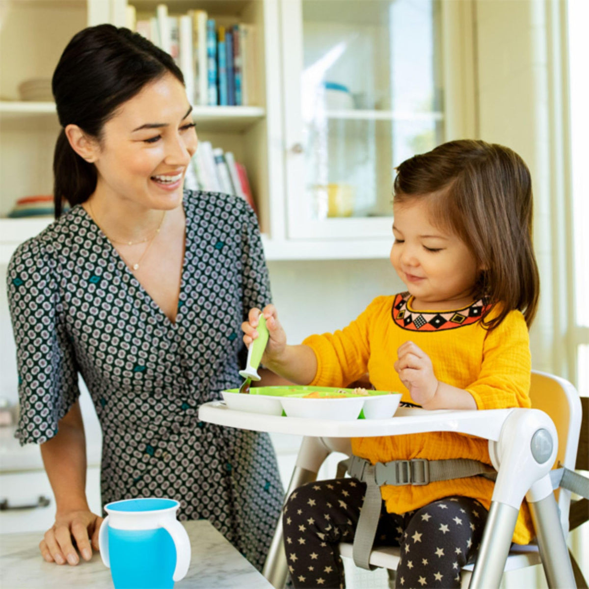 Raise - Juego de tenedor y cuchara para niños pequeños