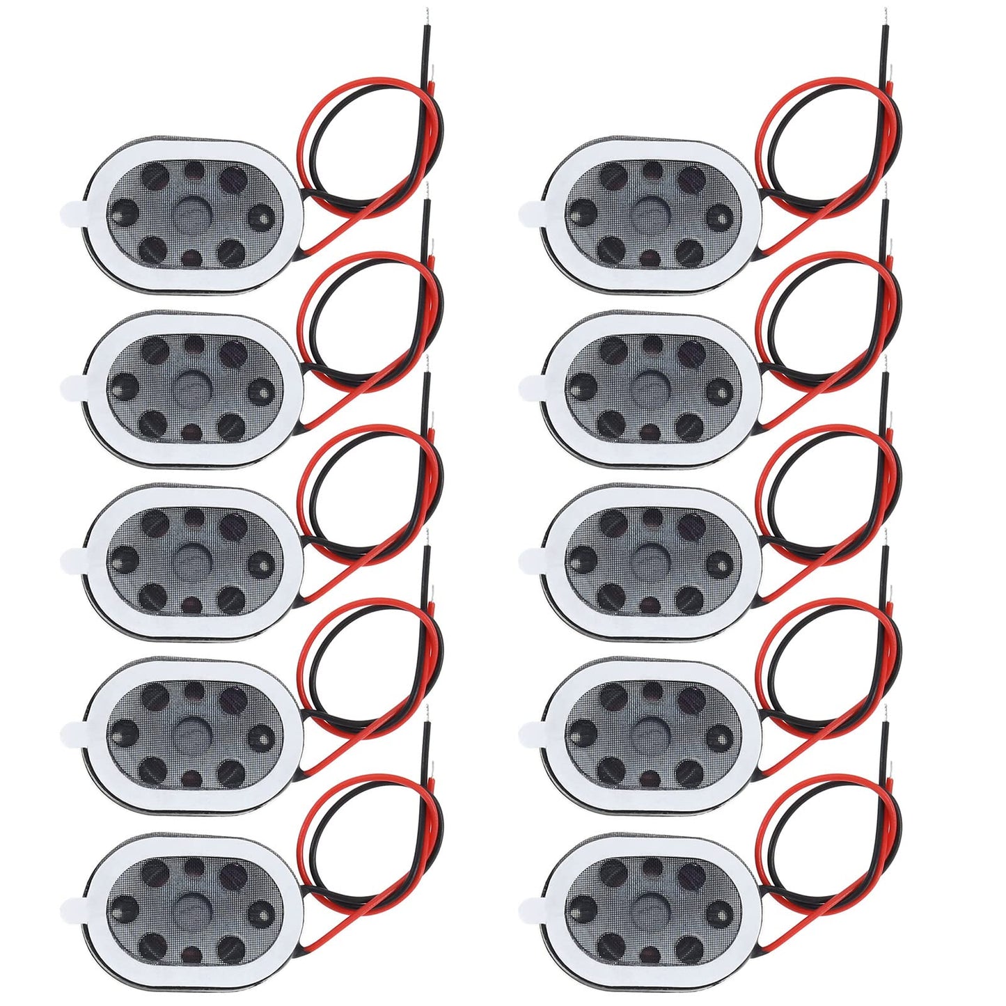 10 altavoces magnéticos de repuesto de 8 ohmios, 1 W, mini altavoces de metal, mini altavoces magnéticos de repuesto de 20 x 14 mm