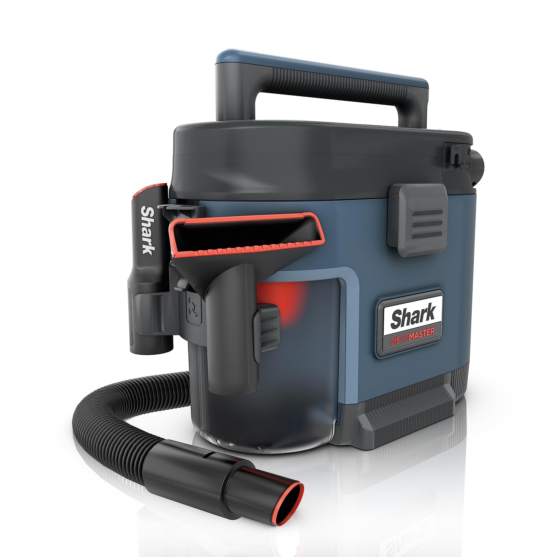 Aspiradora Portátil Shark MessMaster Azul Succión Ultra Potente para Mascotas y Coches