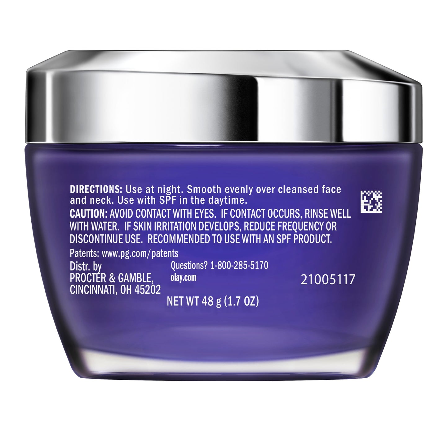 Olay Regenerist Retinol 24 Max Moisturizer, Retinol 24 Max Night Face Cream, 1.7 Oz + Whip Face Moisturizer Travel/Trial Size Gift Set