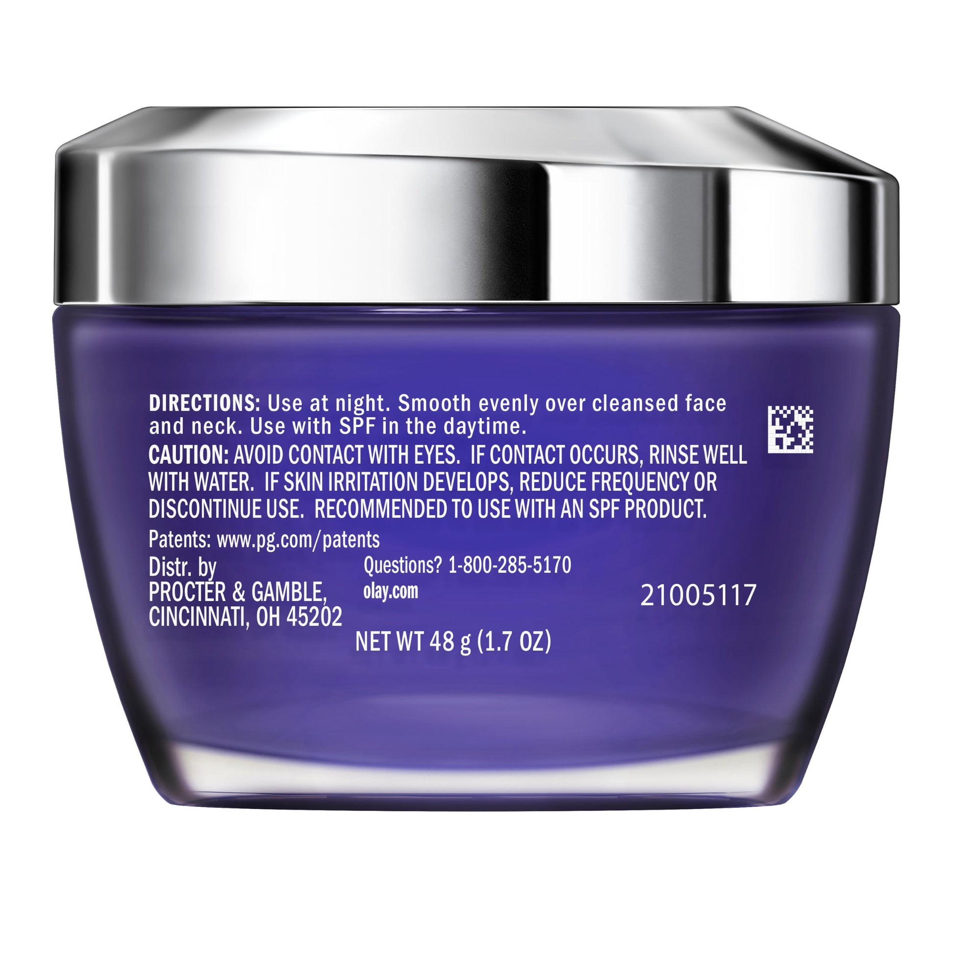 Olay Regenerist Retinol 24 Max Moisturizer, Retinol 24 Max Night Face Cream, 1.7 Oz + Whip Face Moisturizer Travel/Trial Size Gift Set