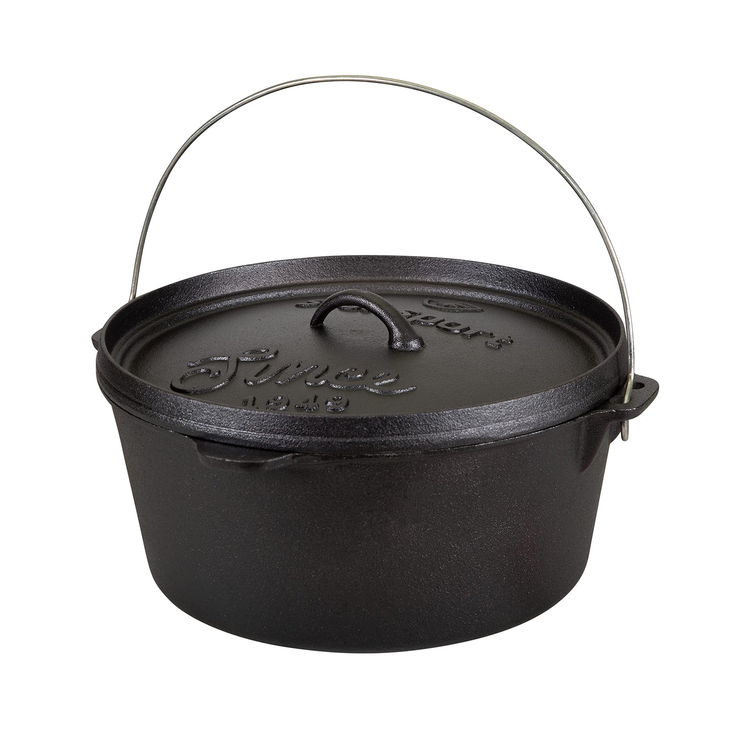 Stansport 16033 - Horno holandés de Hierro Fundido presazonado, 8 Cuartos de galón, sin Patas
