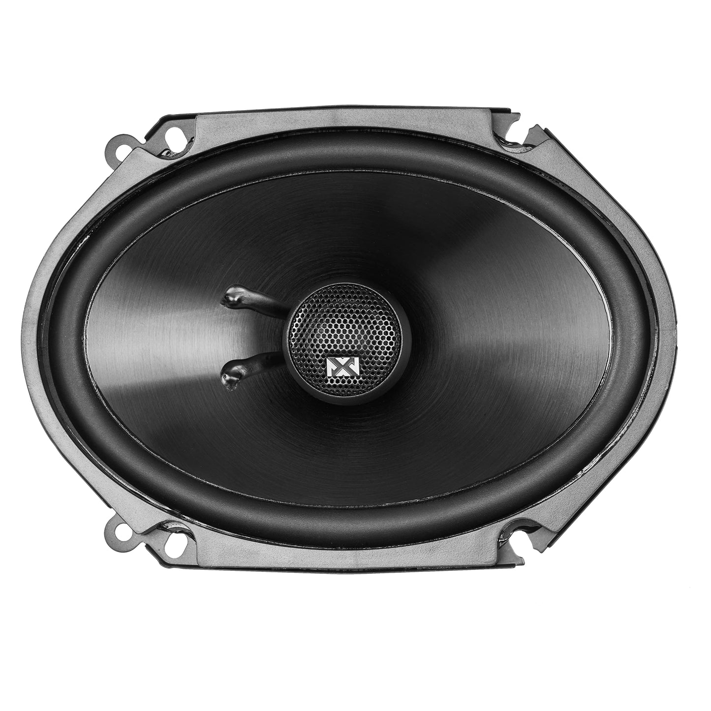 NVX® 2 Vías Altavoces coaxiales Coche [N-Series] con Seda Tweeters de Cúpula, Conjunto de 2