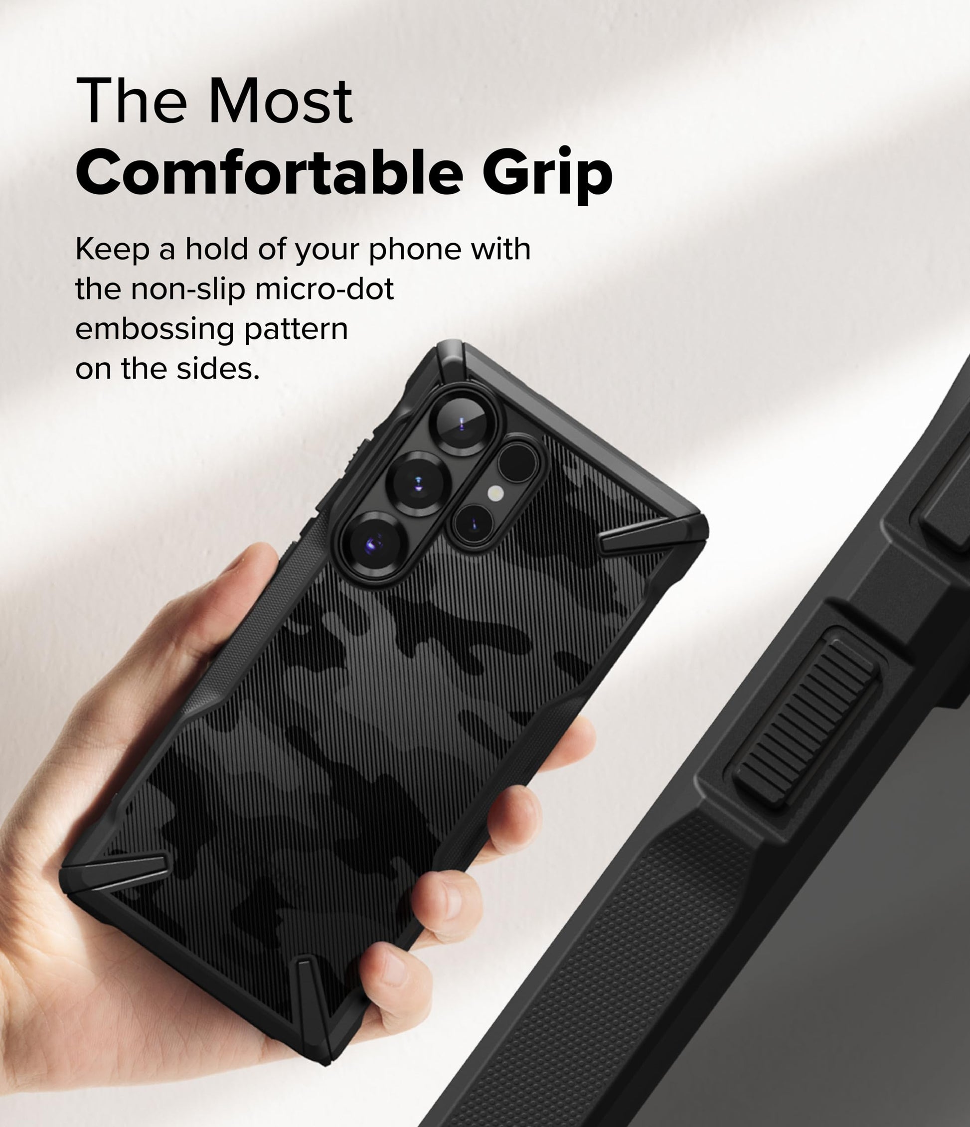 Funda Resistente Ringke Fusion-X Samsung Galaxy S25 Ultra Camo Black