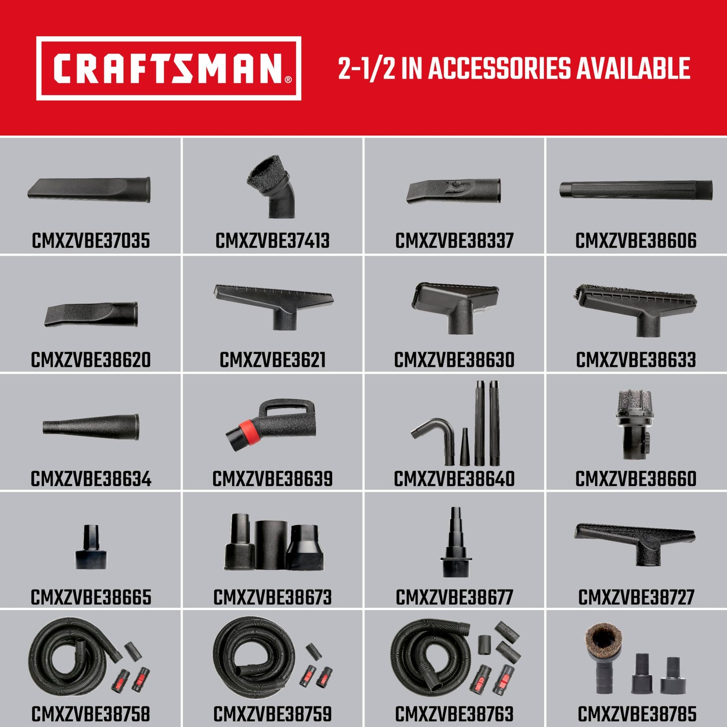 CRAFTSMAN 38660 2-1/2-inch Muffler Diffuser Wet/Dry Vac Attachment