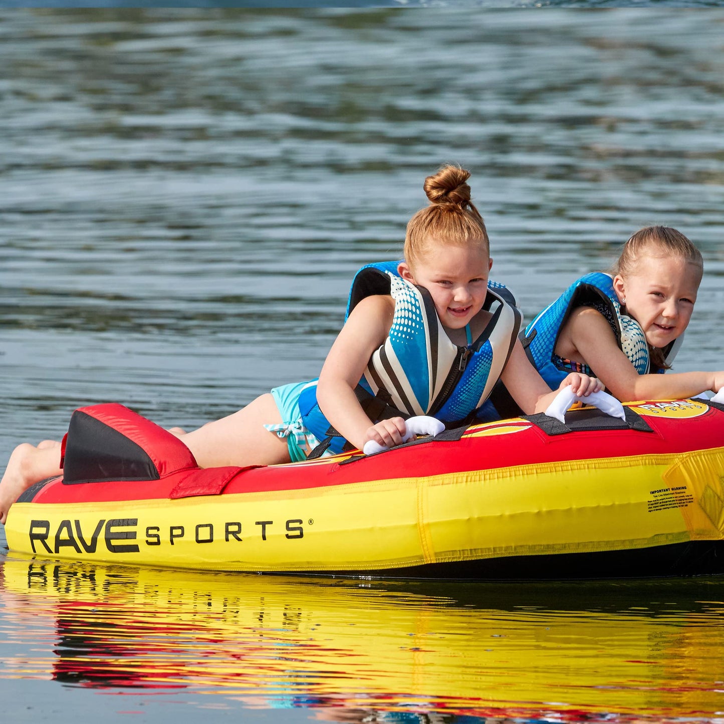 Tubo Inflable RAVE Sports Diablo II Azul para Barco de 1 a 2 Pasajeros