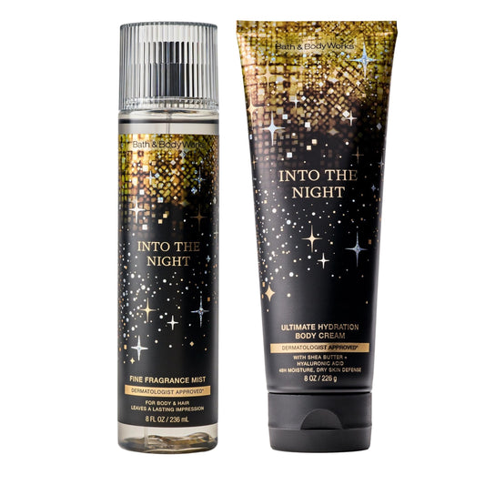 Mist y Crema Corporal Ultra Shea Bath and Body Works Into the Night 2019 Tamaño Completo
