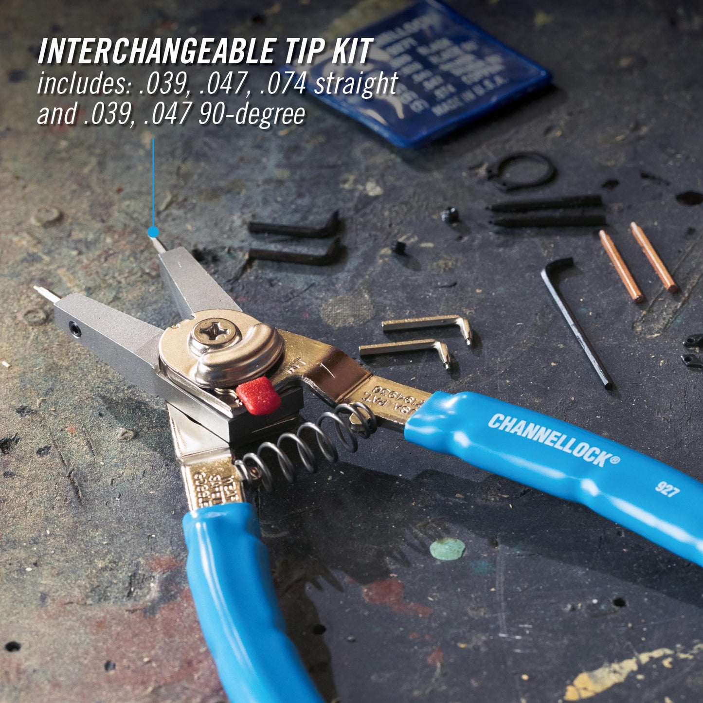 Channellock 927 Pinza Convertible para Seguros de Retención de 8"
