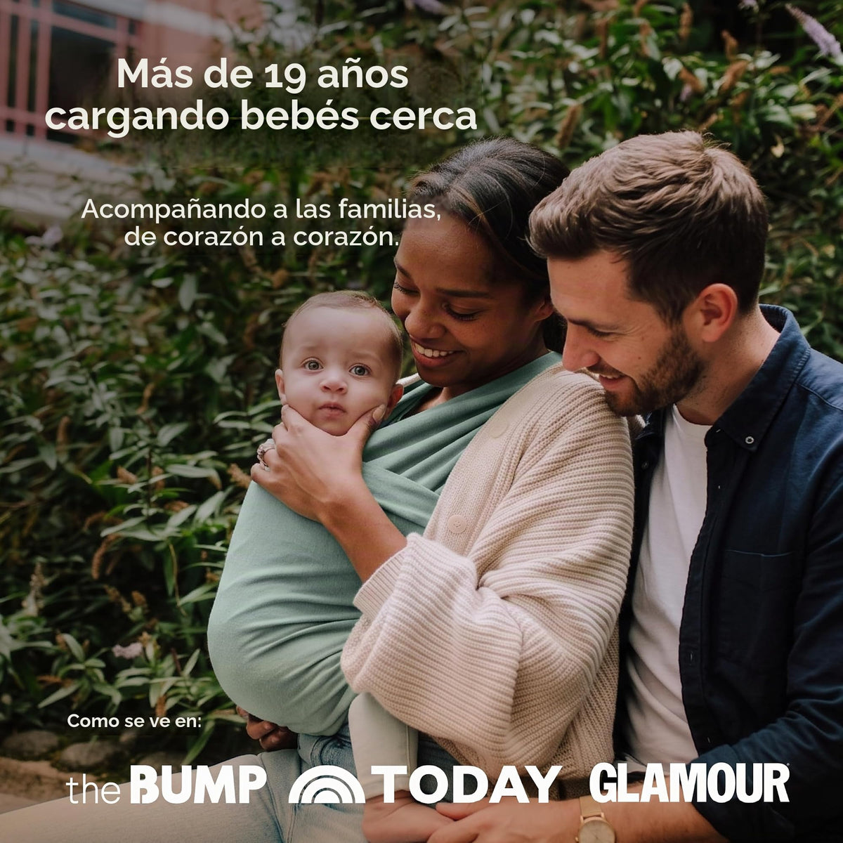 Boba - Portabebés original para recién nacidos (7-35 libras), suave, seguro, manos libres y ergonómico, ideal para una unión cómoda, nuevos padres (verde salvia)