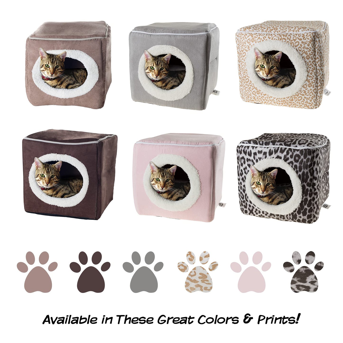 Petmaker Cat Pet Bed, Cave, Soft Indoor Enclosed Covered Cavern/House for Cats, Kittens, and Small Pets