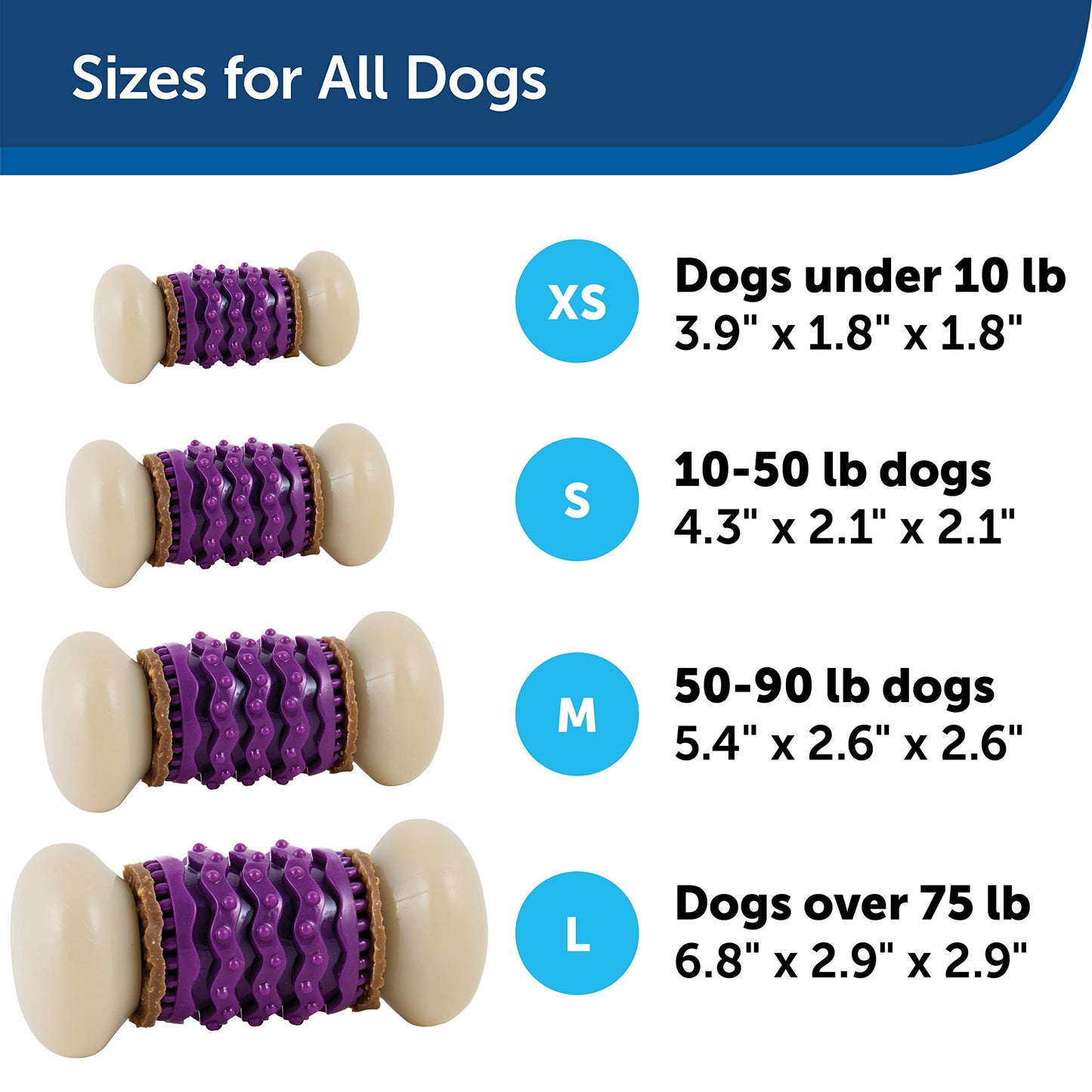 Juguete para Perros PetSafe Busy Buddy Nobbly Mediano para Masticadores Fuertes