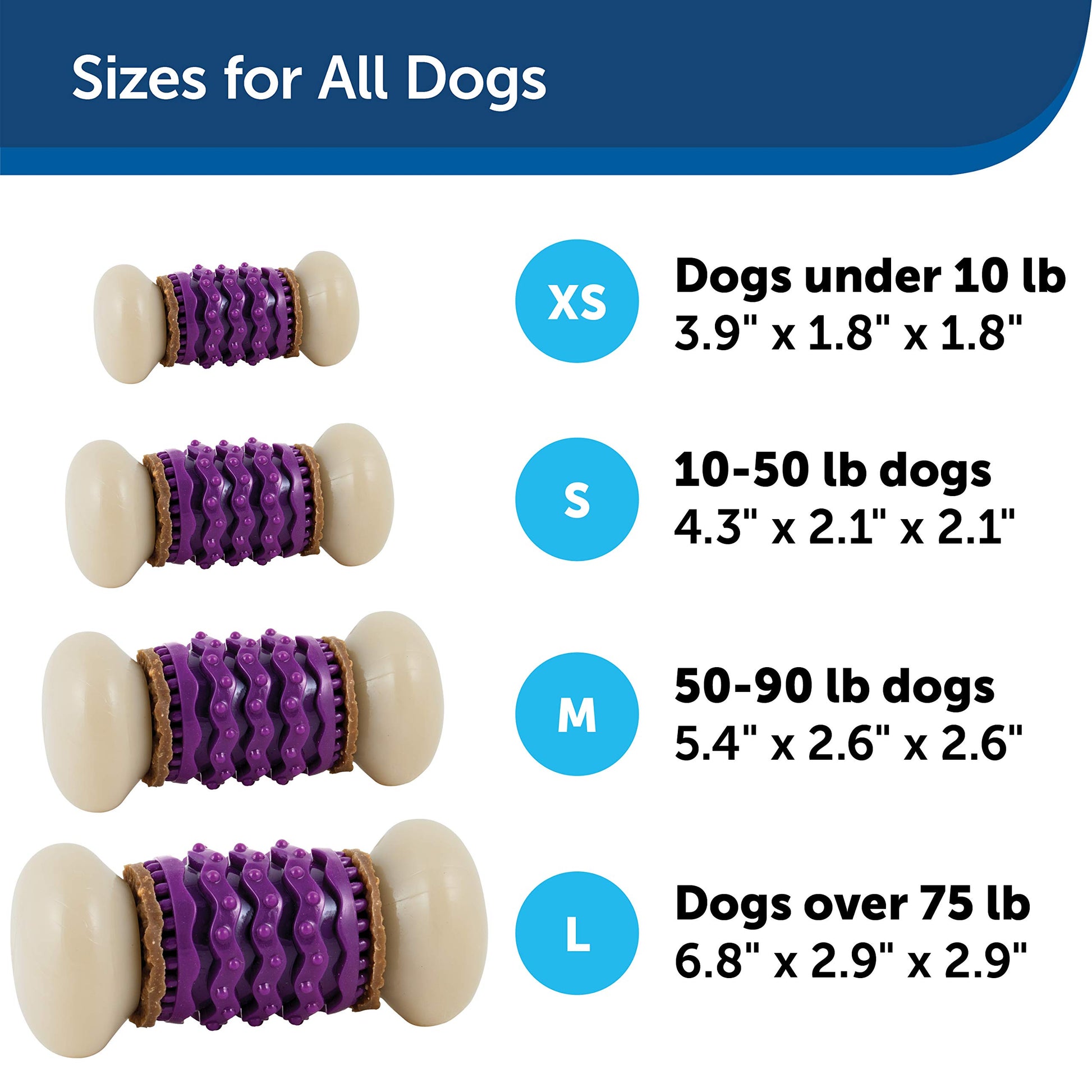 Juguete para Perros PetSafe Busy Buddy Nobbly Mediano para Masticadores Fuertes