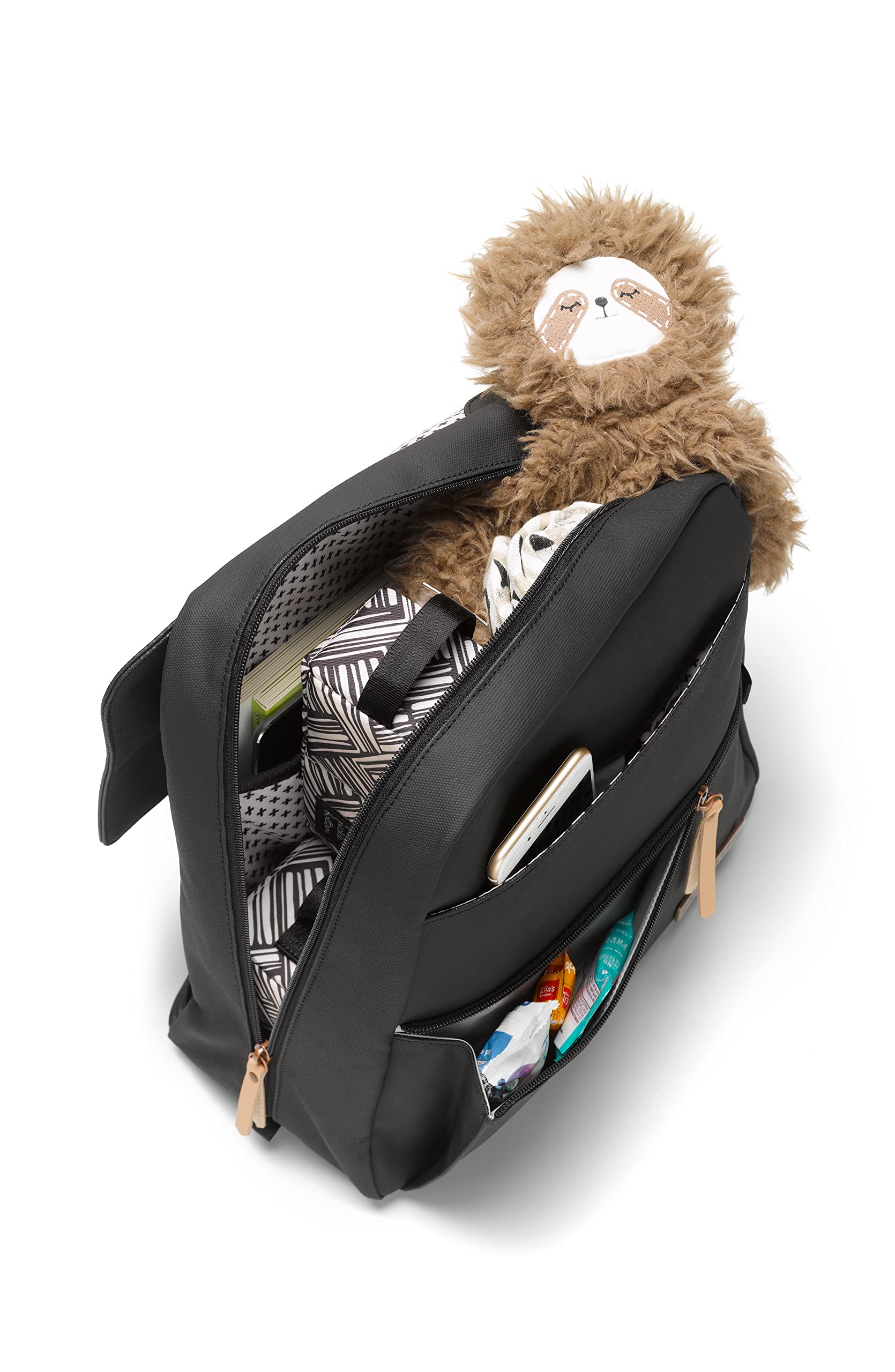 Pañalera para Bebé PETUNIA PICKLE BOTTOM Pañalera Meta Backpack Negra Canvas