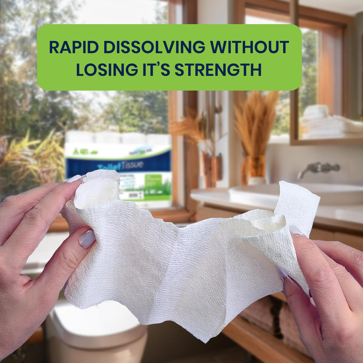 Papel Higiénico Freedom Living Blanco Biodegradable para RV, Camping y Marina