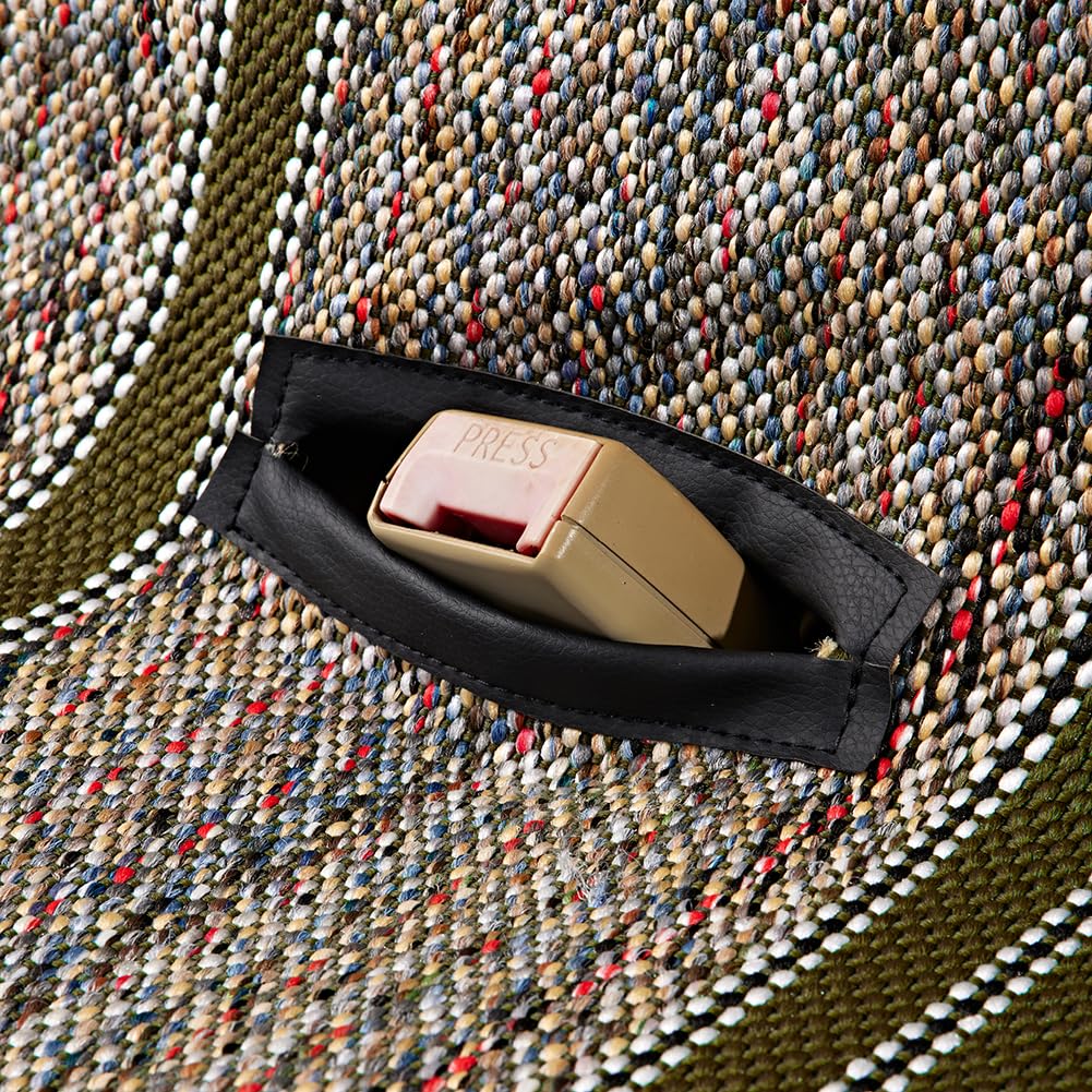 West Coast Fundas para asientos de auto, de material de silla de montar, accesorios de auto, ajuste universal, para asientos tipo banca, para camionetas y camiones, de tamaño completo, beige