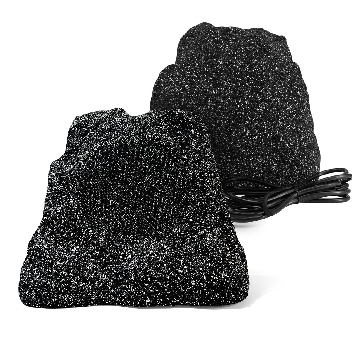 Altavoces Bluetooth de Roca Herdio Negro Impermeables IPX7 8" 600 Vatios para Exterior