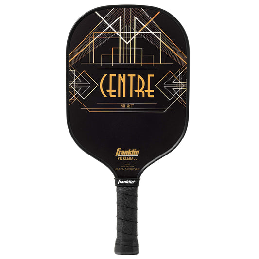 Franklin Sports Pro Pickleball Paddle – Paddle Pro Tournament – Raqueta de Fibra de Carbono aprobada por Estados Unidos (USAPA) – Equipo Oficial del Centro – Oro – Núcleo de 13 mm
