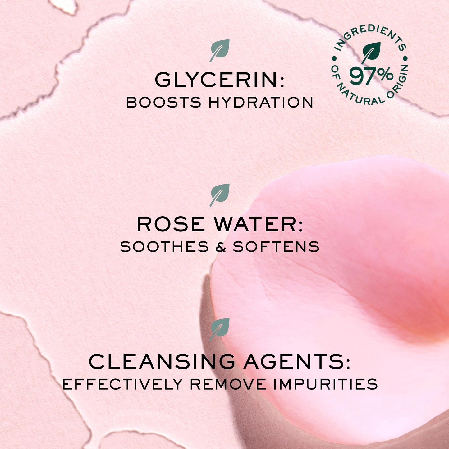 Nuxe Very rose - agua desmaquillante micelar 3 en 1- para ojos y rostro, con agua floral de rosas y complejo skin respect 100% de origen vegetal. todas las pieles, incluso sensibles.