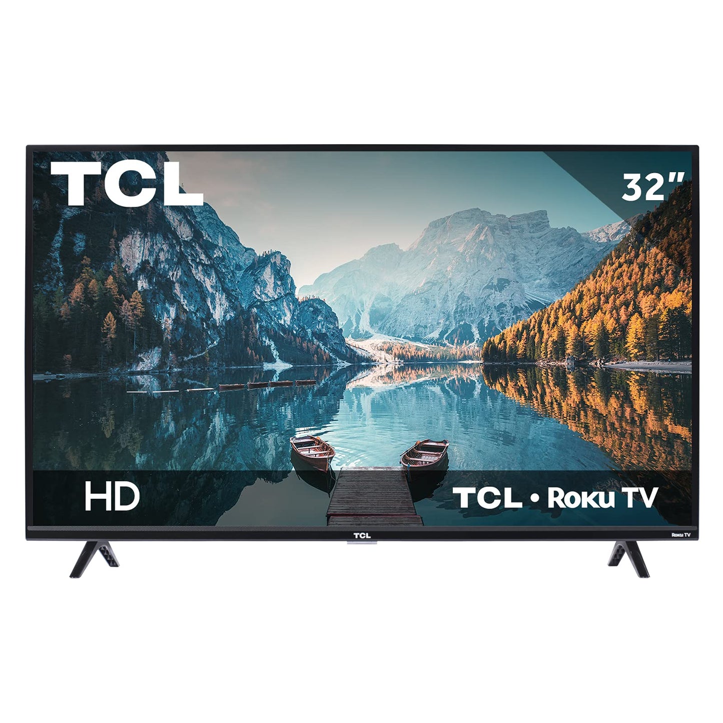 Pantalla HD Smart TV LED TCL 32'' Negro con Roku TV 2020