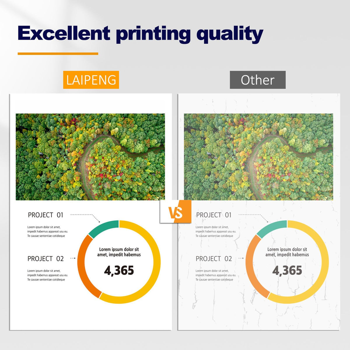 Botellas de Tinta Compatibles LAIPENG Paquete 4 K C M Y