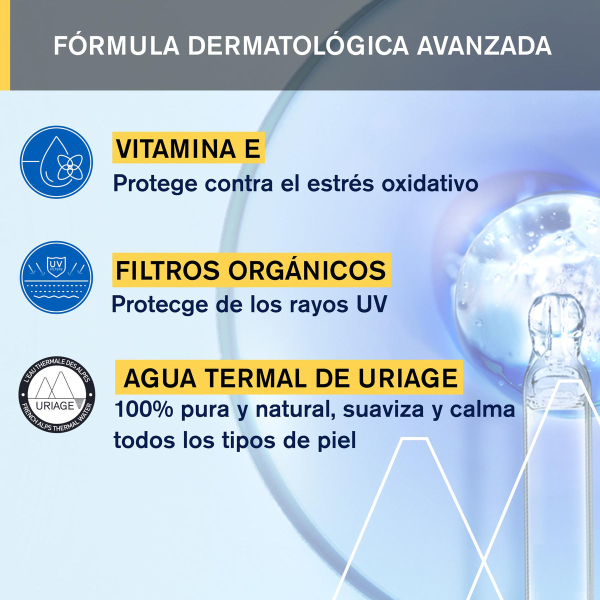 Uriage Bariésun Aceite Solar Seco SPF50+ con Vitamina E 200ml - Protección Muy Alta UVA/UVB y Luz Azul - Para el Cabello y el Cuerpo - Ultra Resistente al Agua - Tacto Seco y Acabado Satinado - Fragancia Delicada - Sin Alcohol