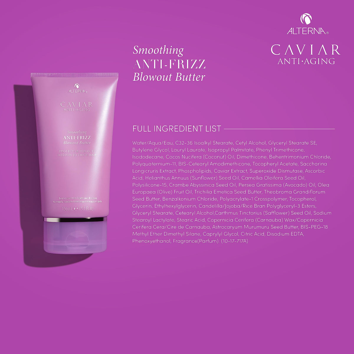 CAVIAR Anti-Aging Smoothing Anti-Frizz Blowout Butter, 5.0-Ounce