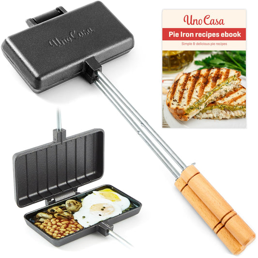 Sándwichera de Hierro Fundido Uno Casa XL japonesa para Pasteles Tostados
