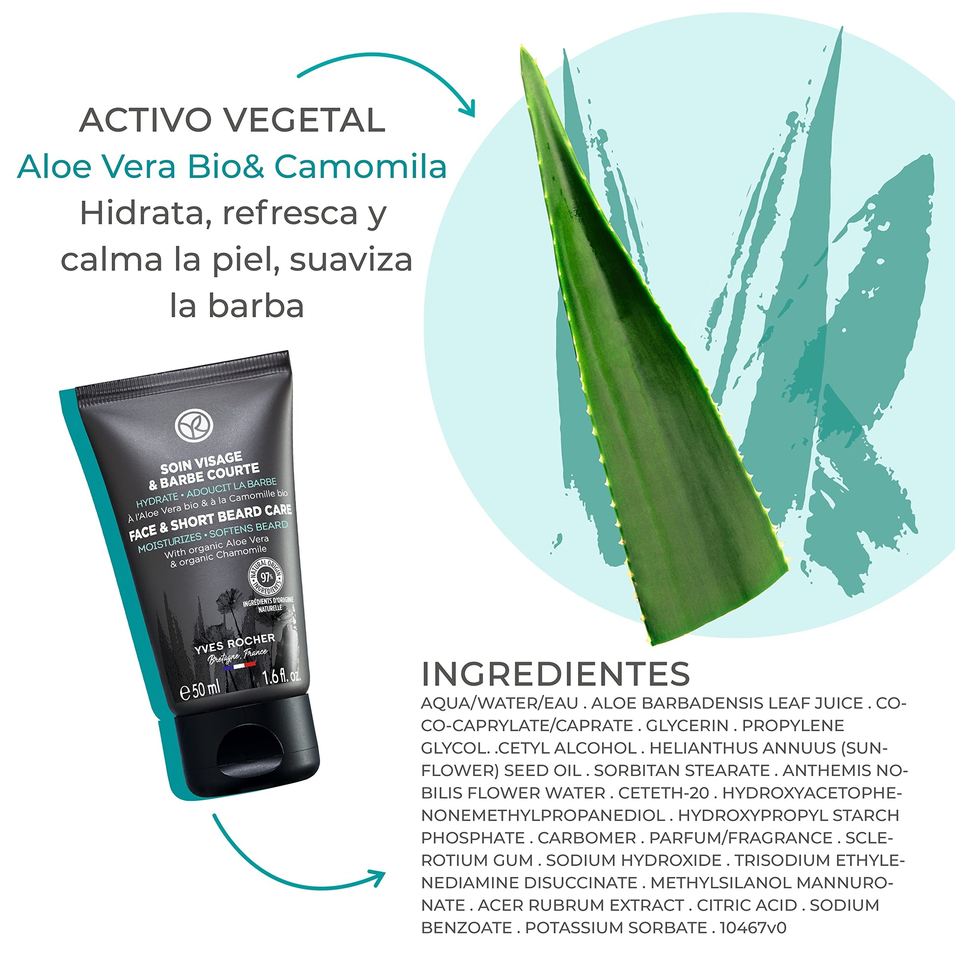 Crema en Gel para Rostro y Barba Yves Rocher