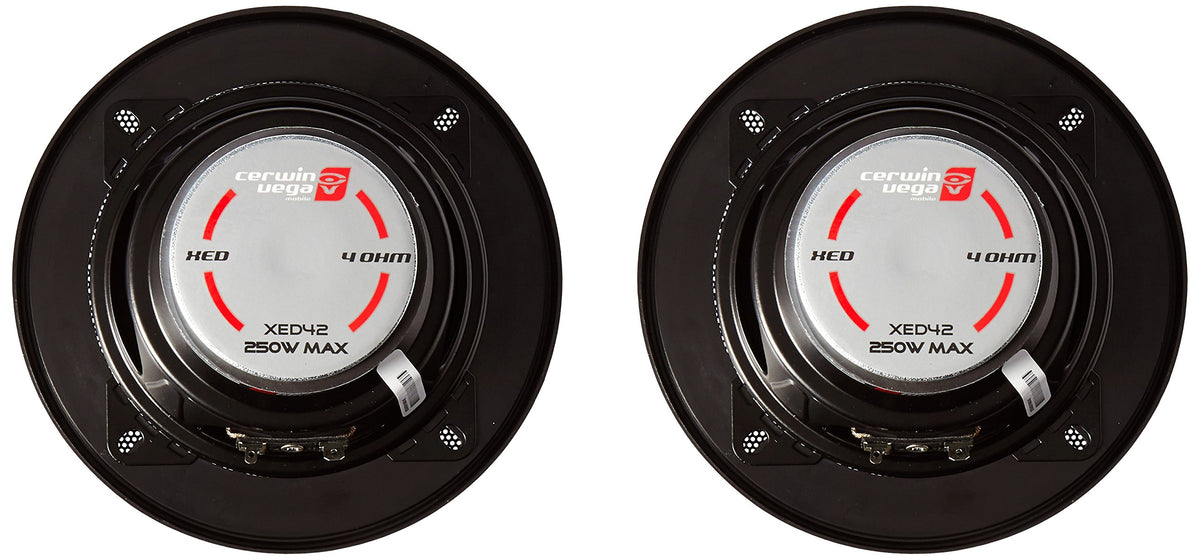 Parlante Cerwin Vega Negro 250W RMS 2 Vías 2 Pack XED42