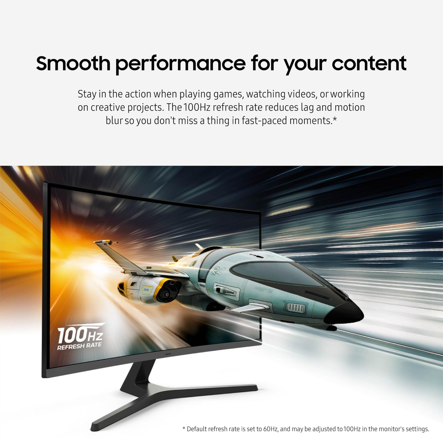 SAMSUNG - Monitor Curvado S3 (S39GD) FHD de 100 Hz, Modo de Juego, Modo de Ahorro de Ojos, conectividad múltiple con Puerto HDMI, LS27D396GANXZA, 2025
