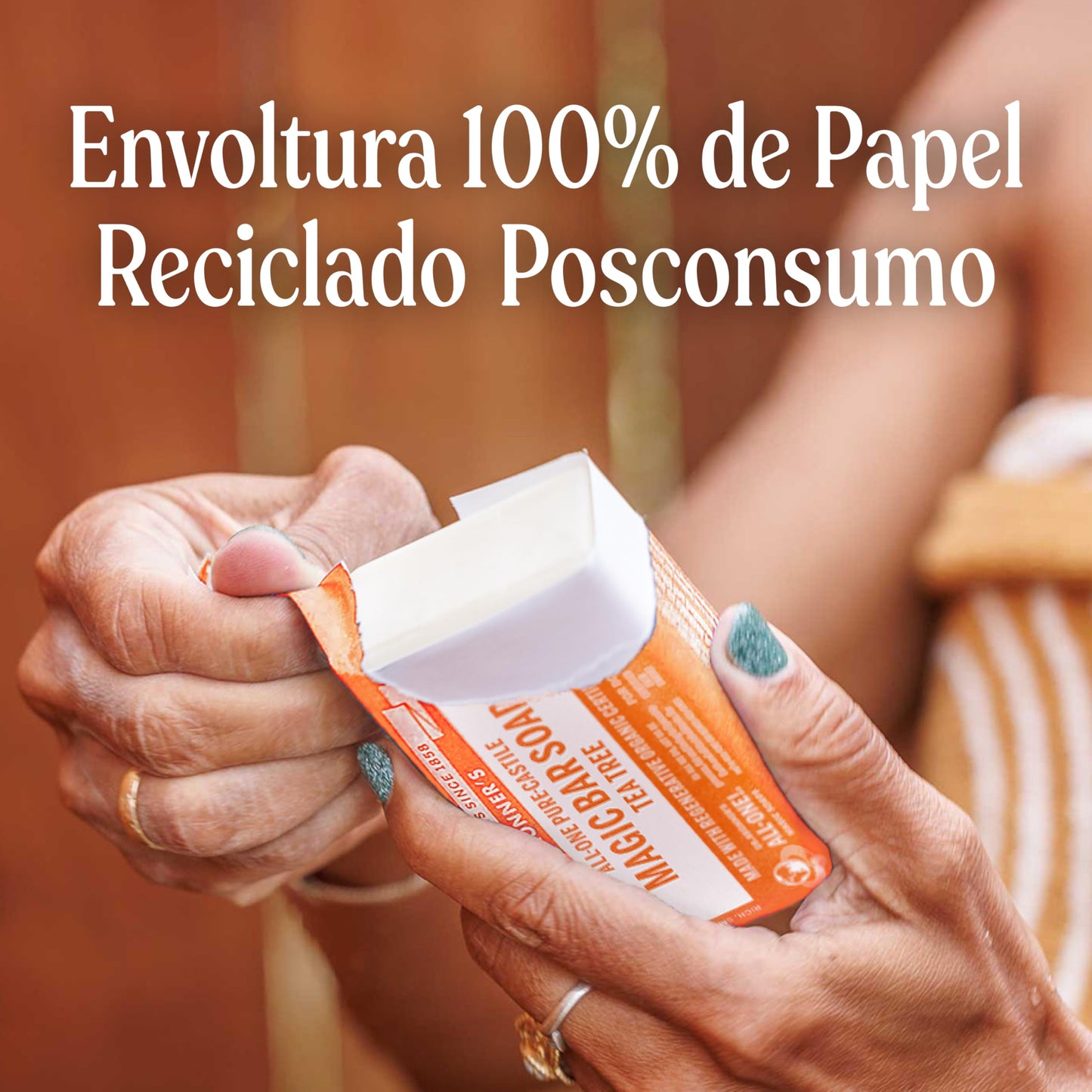 Dr. Bronner's | Jabón de castilla orgánico en barra, fórmula concentrada, purificación natural y efecto antiséptico, con aceite esencial de Árbol de Té, aroma Árbol de Té (3 pack)