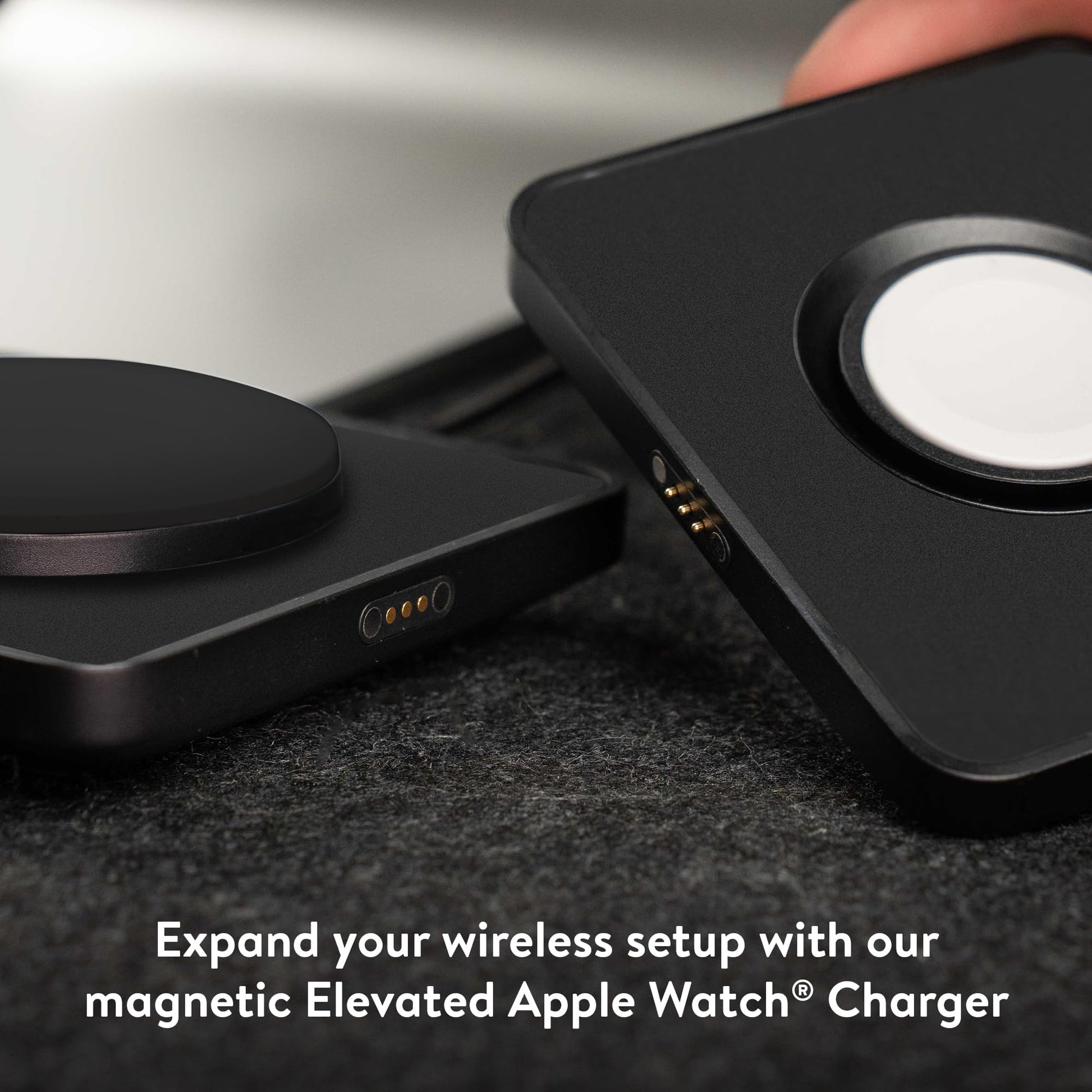 Cargador Inalámbrico Mous Fibra de Aramida MagSafe 15W Qi2 para iPhone y AirPods