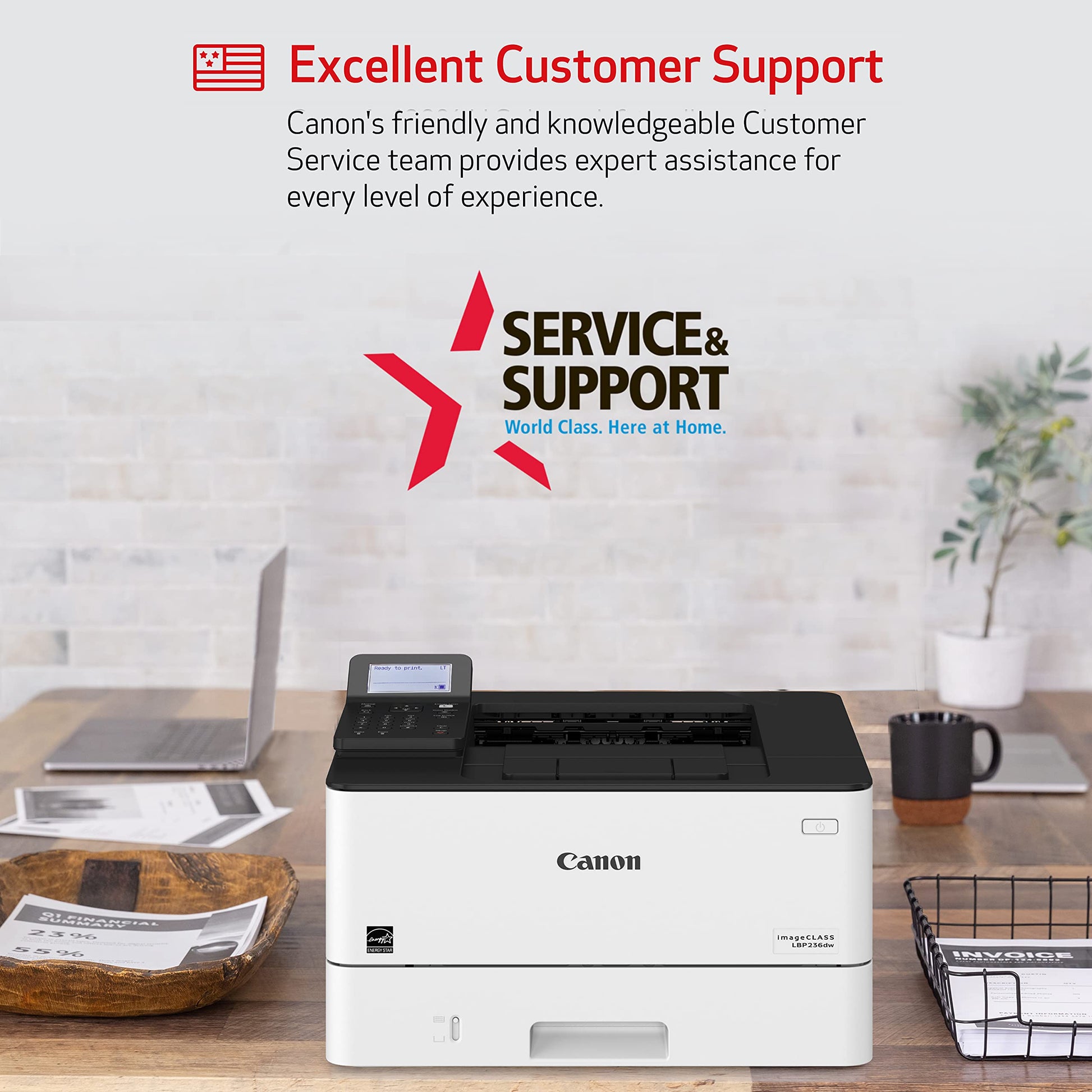 Canon imageCLASS LBP236dw - Impresora láser inalámbrica, dúplex y preparada para móviles