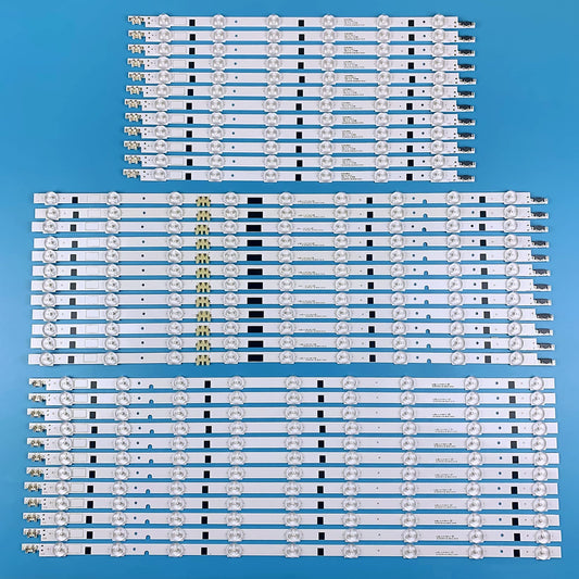 Tiras de Retroiluminación LED PANMILED para Samsung TV 75 Pulgadas Blanca 2013SVS75F UN75F6300AF UN75F6400AF UN75F7100AF D2GE-750SCA-R3