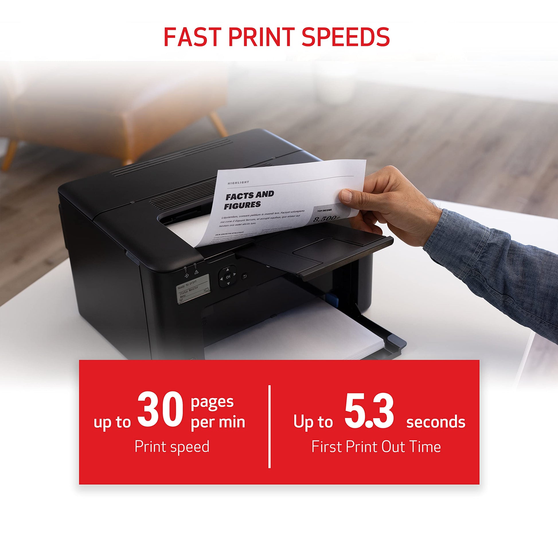 Canon imageCLASS LBP122dw - Impresora láser inalámbrica de 2 Caras, Funciona con Alexa
