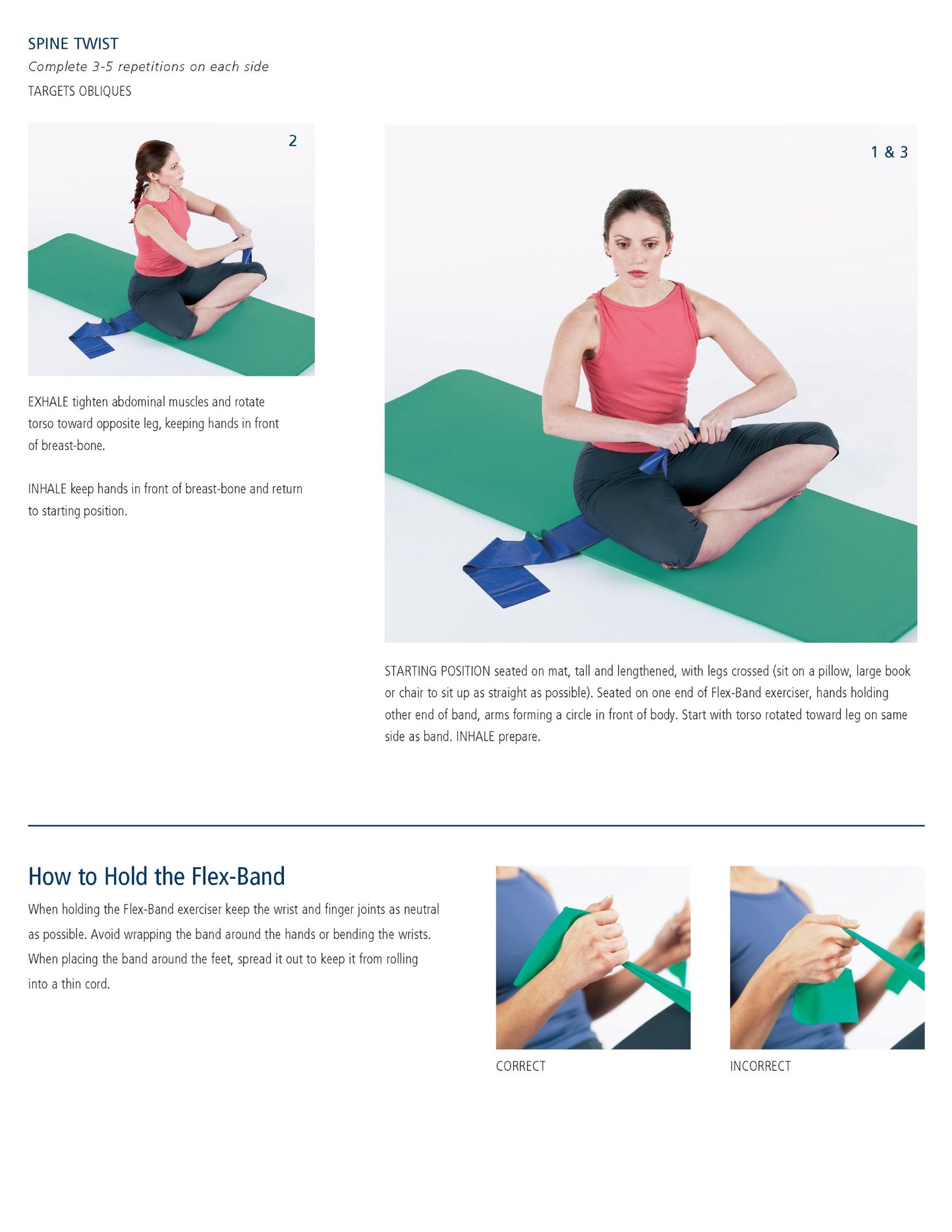 Banda Flexible sin Látex Merrithew Naranja STOTT Pilates 198 cm