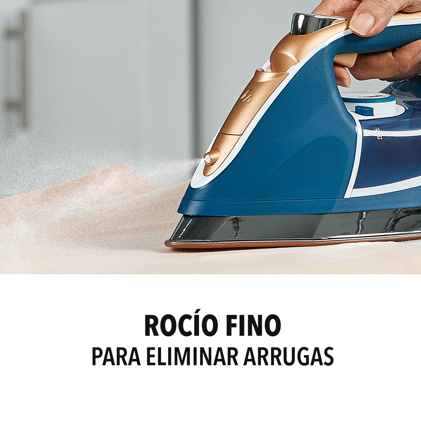 Plancha de Vapor PowerXL Azul Profesional con 6 Ajustes de Temperatura