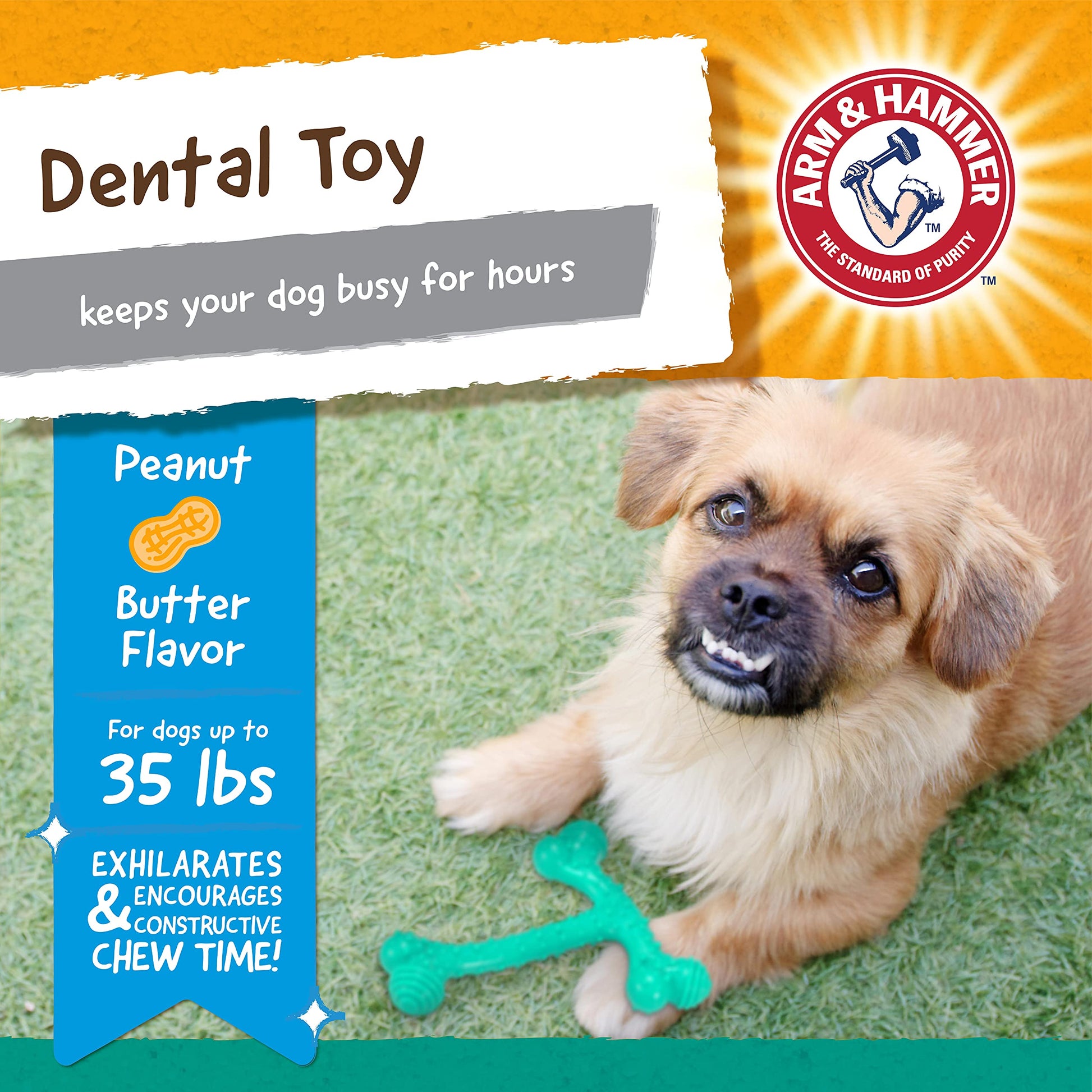 Arm & Hammer, Juguete para Perro de Mantequilla de Mani