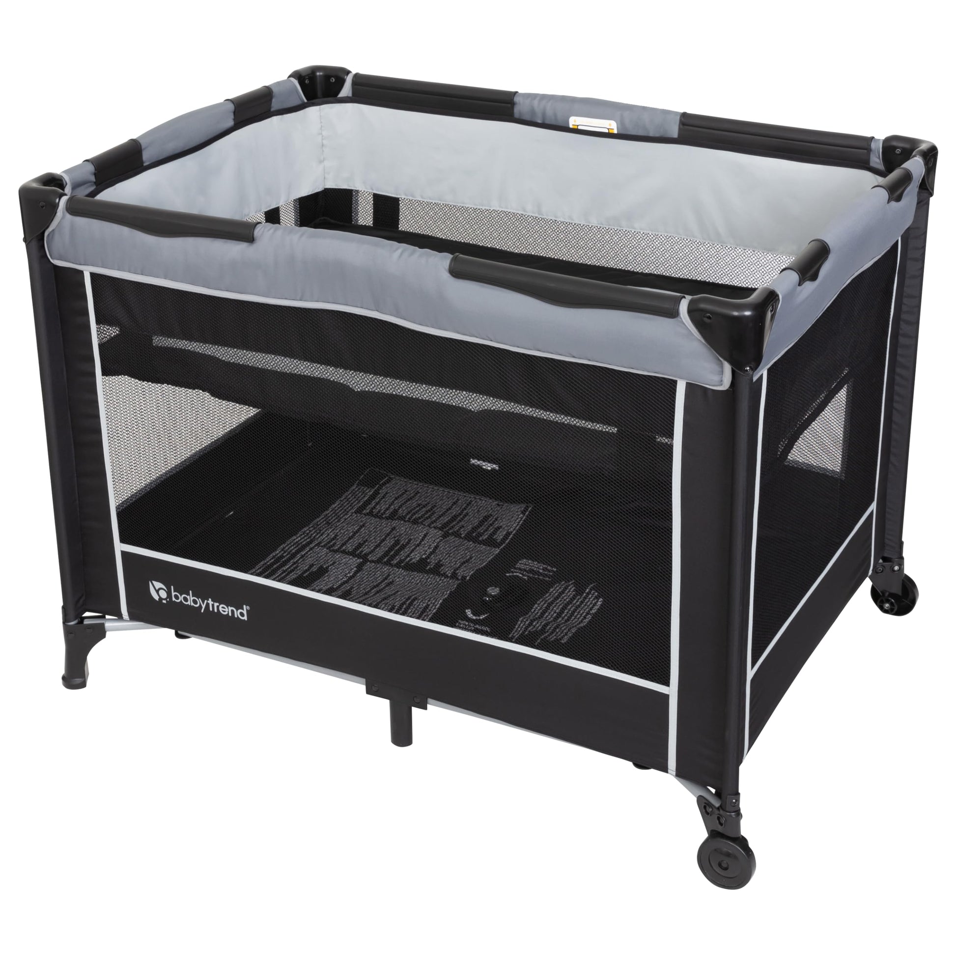 Baby Trend EZRest - Centro de guardería, nube plateada