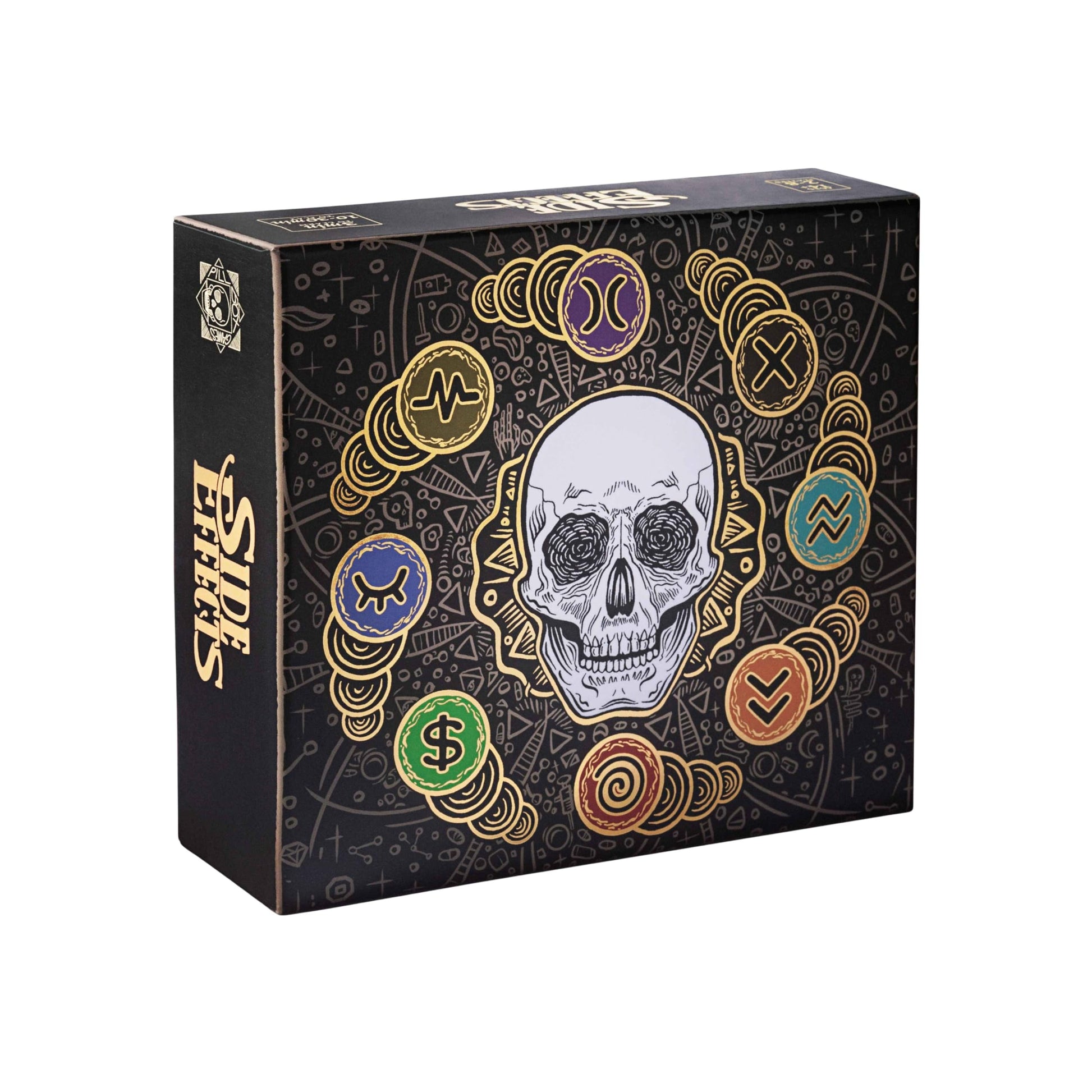 Juego de Cartas Pillbox Games Efectos Secundarios: Diversión y Caos para 2 a 8 Jugadores