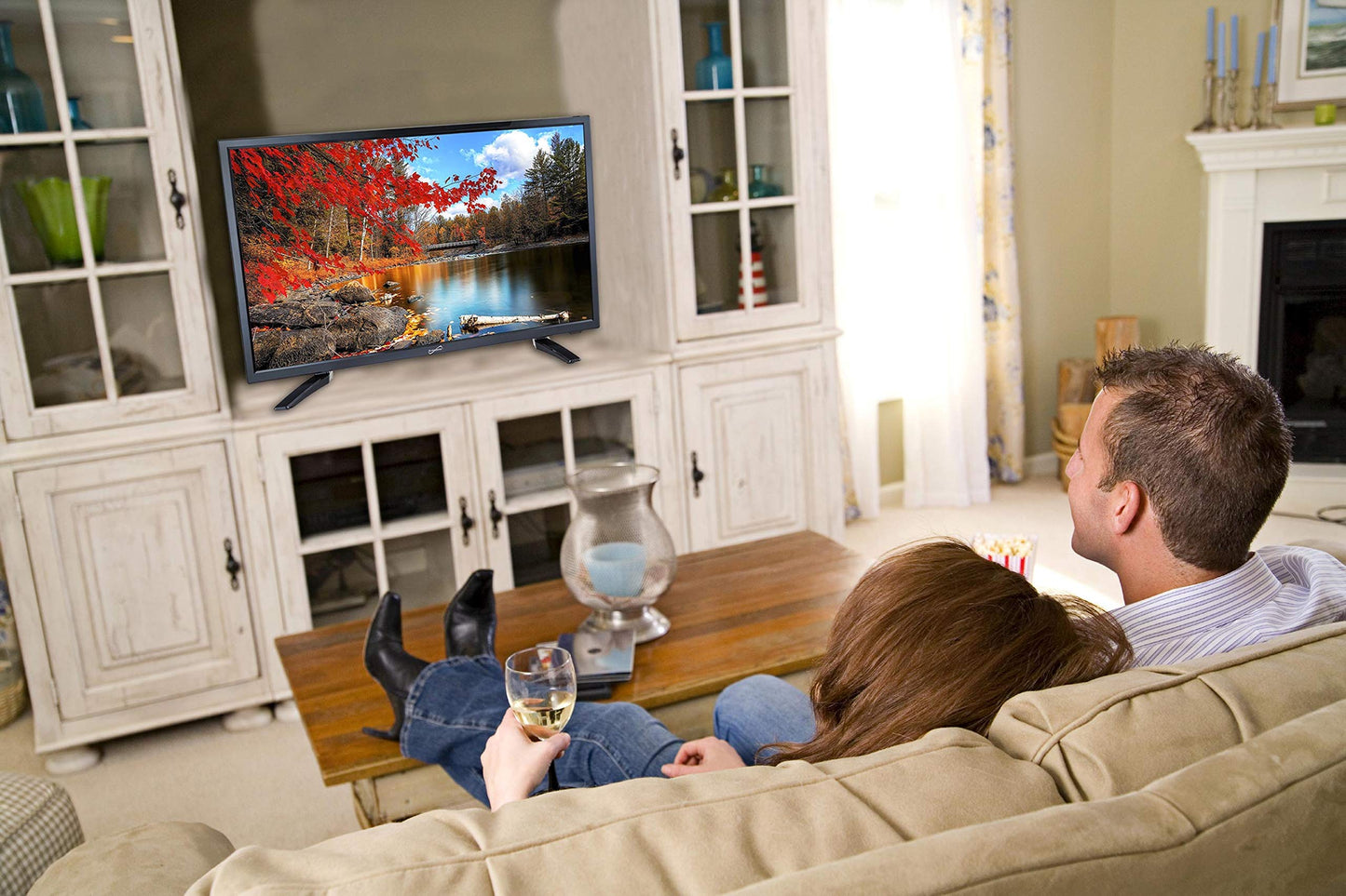 HDTV 1080p LED SuperSonic Widescreen 24 Pulgadas HDMI USB Compatible AC/DC