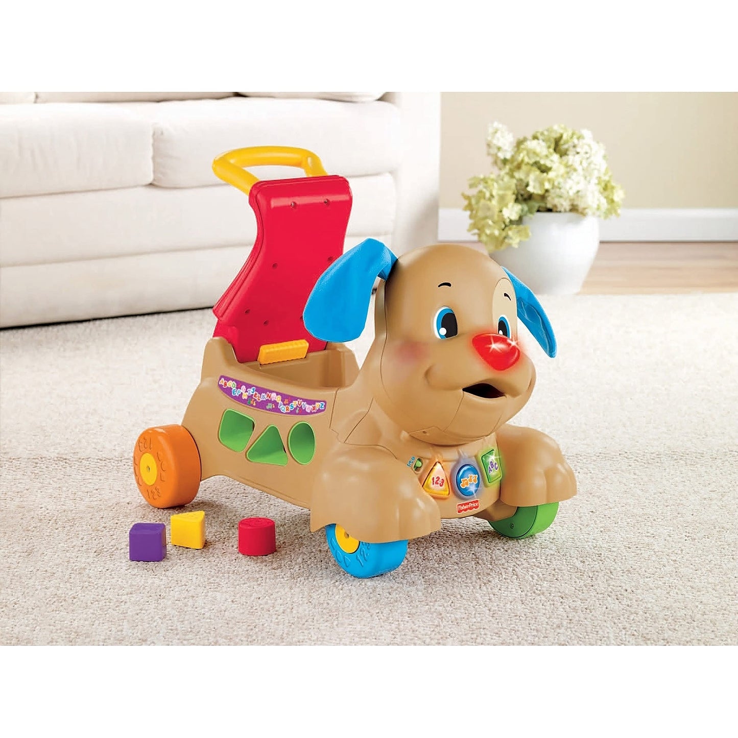 Andadera Fisher-Price Perrito Ríe y Aprende para Bebé