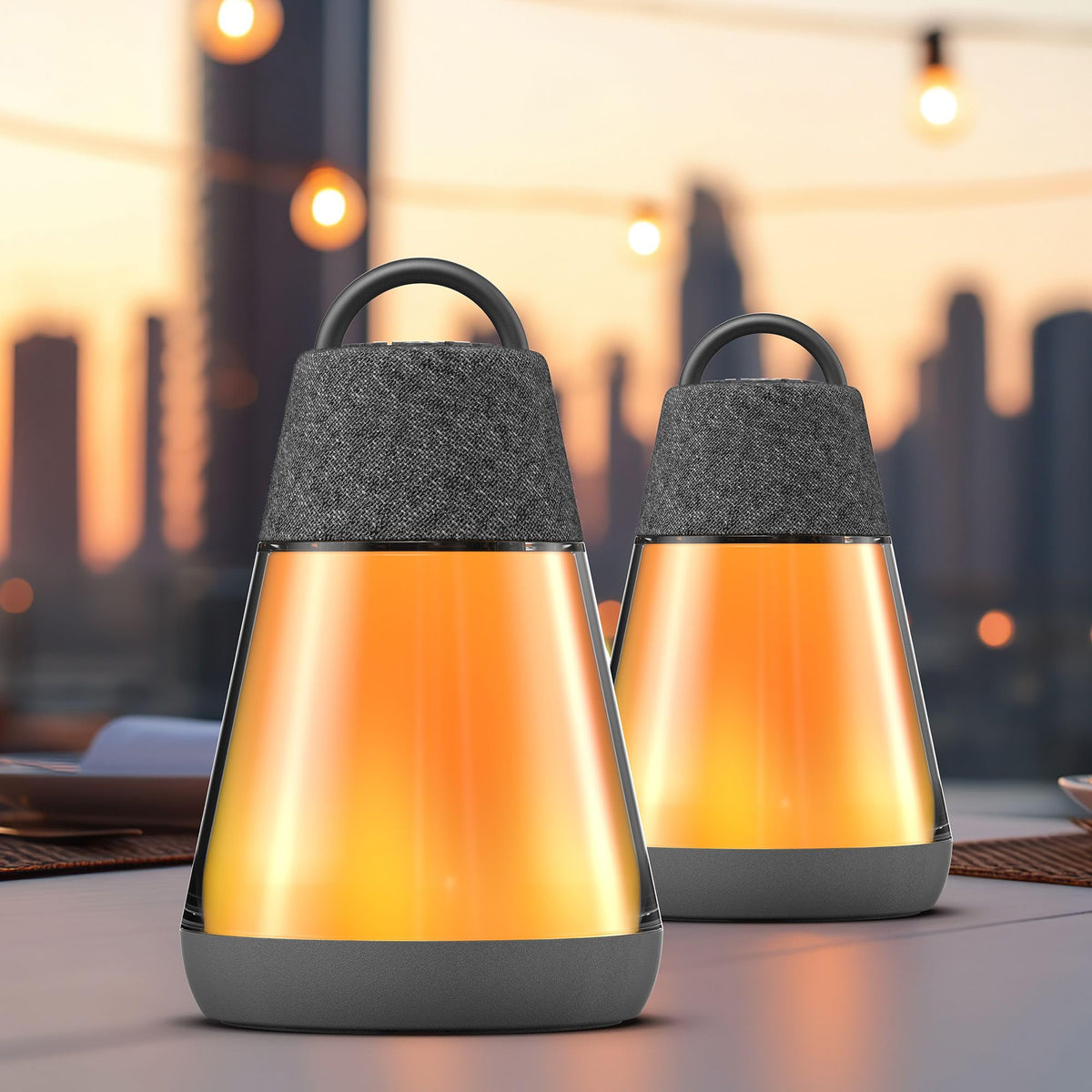 Altavoces Bluetooth ION Luma Duo Impermeables Multicolor Sonido 360°