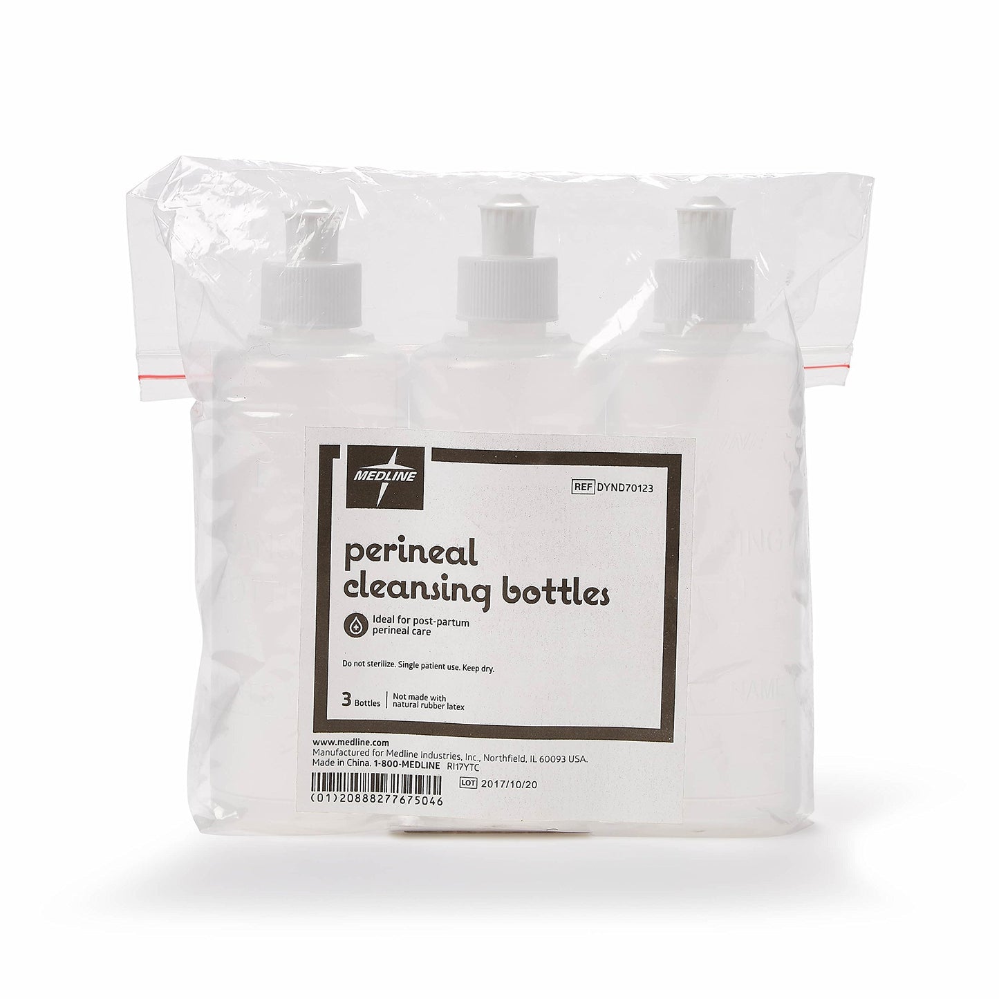 Botella de Riego Perineal Medline Azul 8 Onzas para Mujer