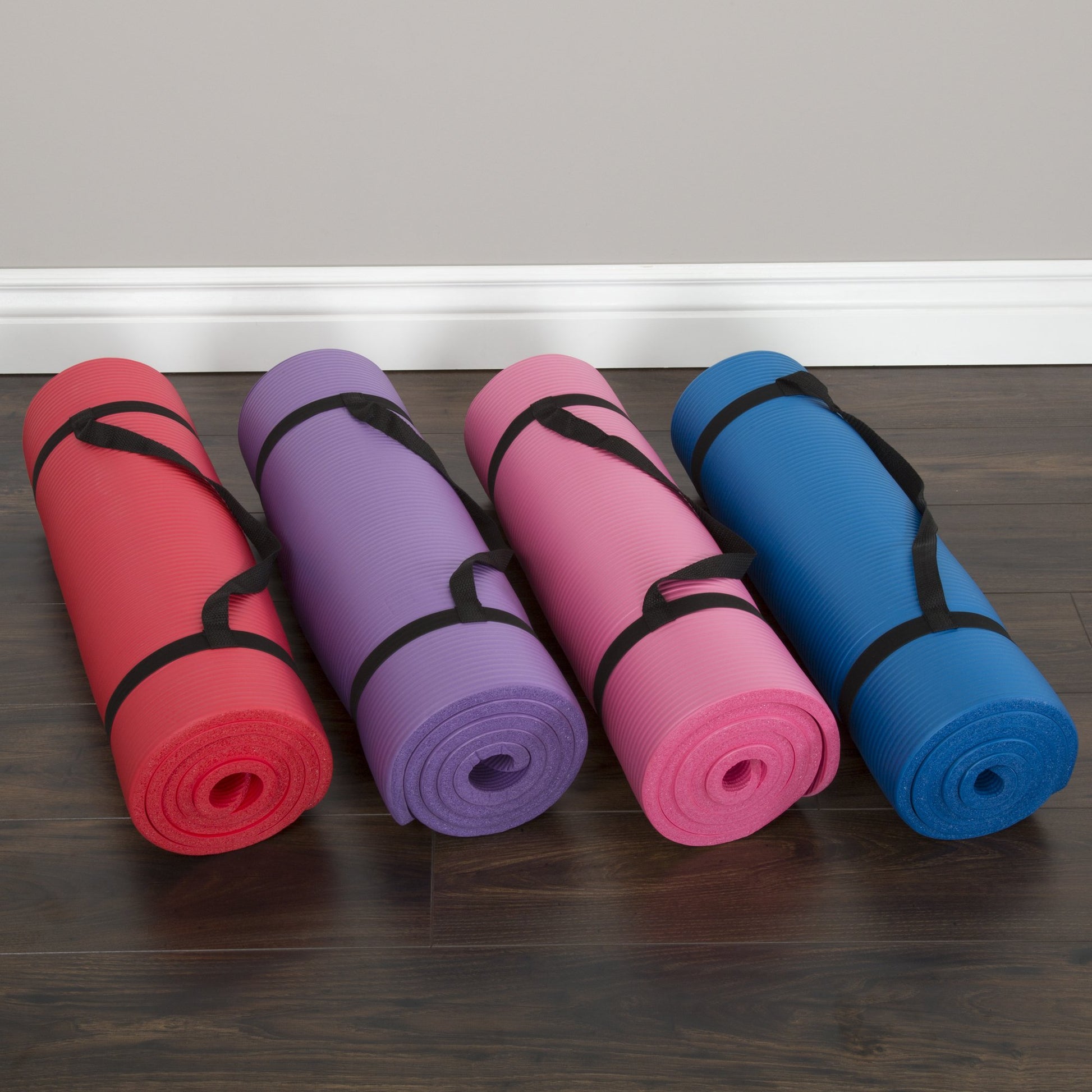 Colchoneta Yoga Fitness Wakeman Azul Extra Gruesa